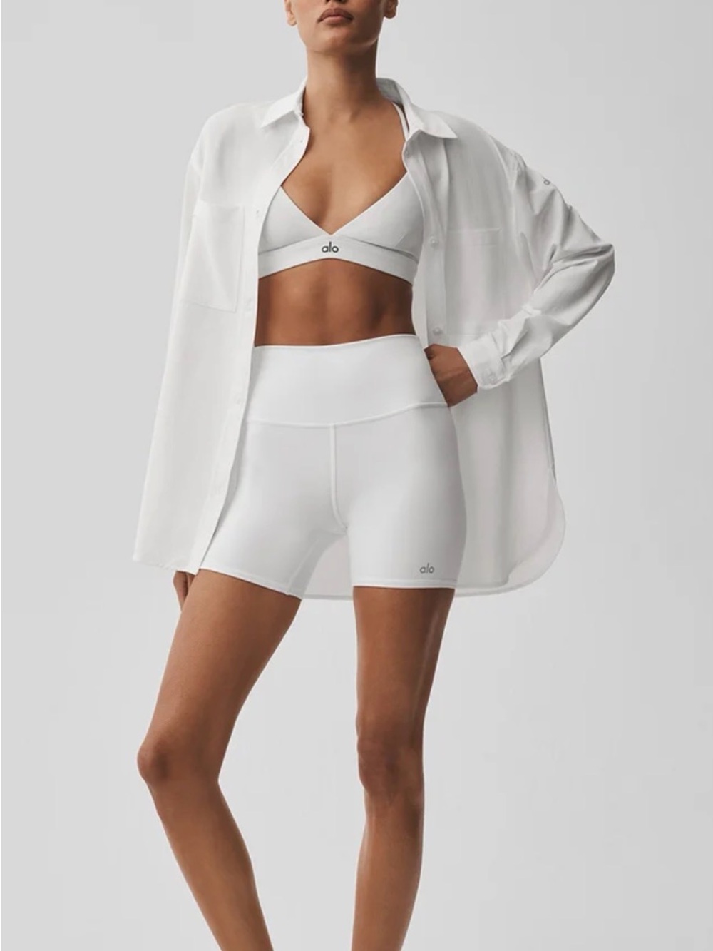 Alo Yoga Dreamscape Button Down Long Sleeve Size Large